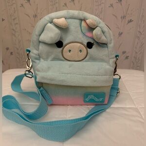Squishmallows Light Blue and Pink Kids Backpack